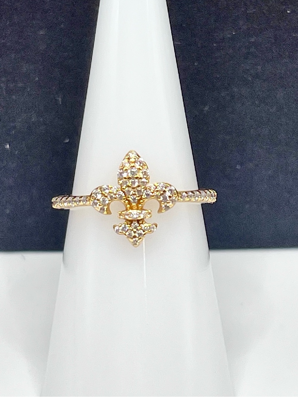 Bomb Party BP Sterling Vermeil Ring Versailles Band Size 6
